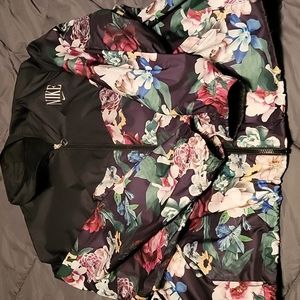 Nike floral bomber jacket